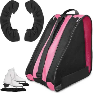 Skating Bag Set Ice Skate  Covers Ice Skating Guards and Roller Skates Bag Roller Skate Accessories Roller Skate Bag for  Men Women Adults