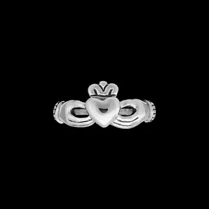 925 Sterling Silver Claddagh Promise Ring