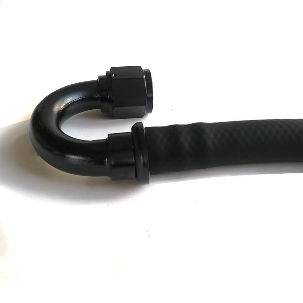 Car oil cooling hose connector, inverted oil hose connector 45-degree  AN tower connector
