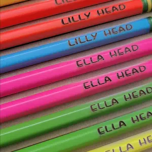 Personalized Neon Ticonderoga pencils. back to school pencils, teacher gifts, name pencils for kids