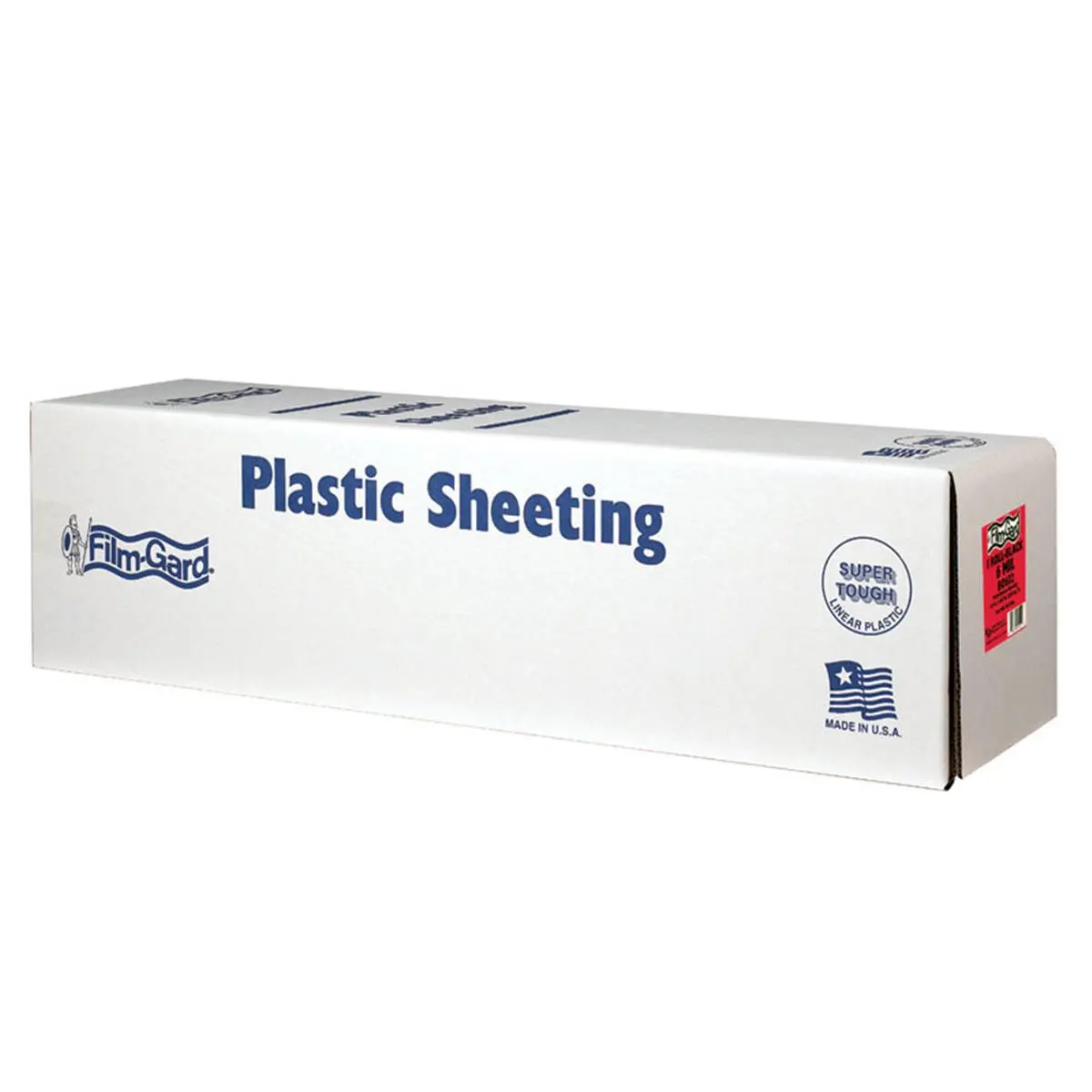 Berry Plastics 6 Mil Black Plastic Sheet, 32x100 ft All-Purpose Construction Moisture Barrier for Landscaping & Large Area Covering, Plastic Sheets