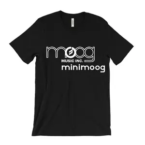 Moog T-Shirt - Music Inc. - Analog Synthesizer - Minimoog - Roland, Hip Hop Concert T-shirt, Unisex Graphic Tees, Vintage Streetwear Style Tee, 90s Music Merch, Y2K Clothing, Rapper Outfits, Men's Tour Fashion