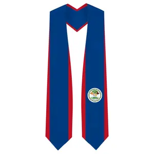 Belize Graduation Stole - Belize Flag Sash