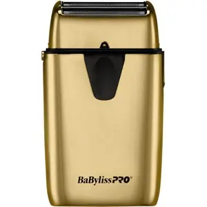 BaByliss Pro UVFOIL UV-Disinfecting Metal Double Foil Shaver - Gold #FXLFS2G