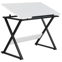 White Tabletop, Black Stand