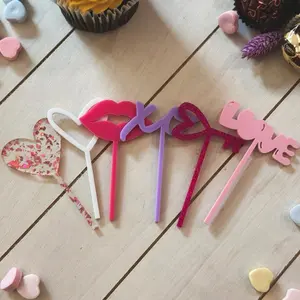Valentine’s Day Cupcake Toppers & Charms