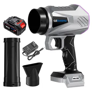 Lithium battery high-power blower for dust removal, car washing, water blowing, portable household turbo fan