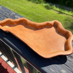 Molded Leather Kentucky Valet Tray