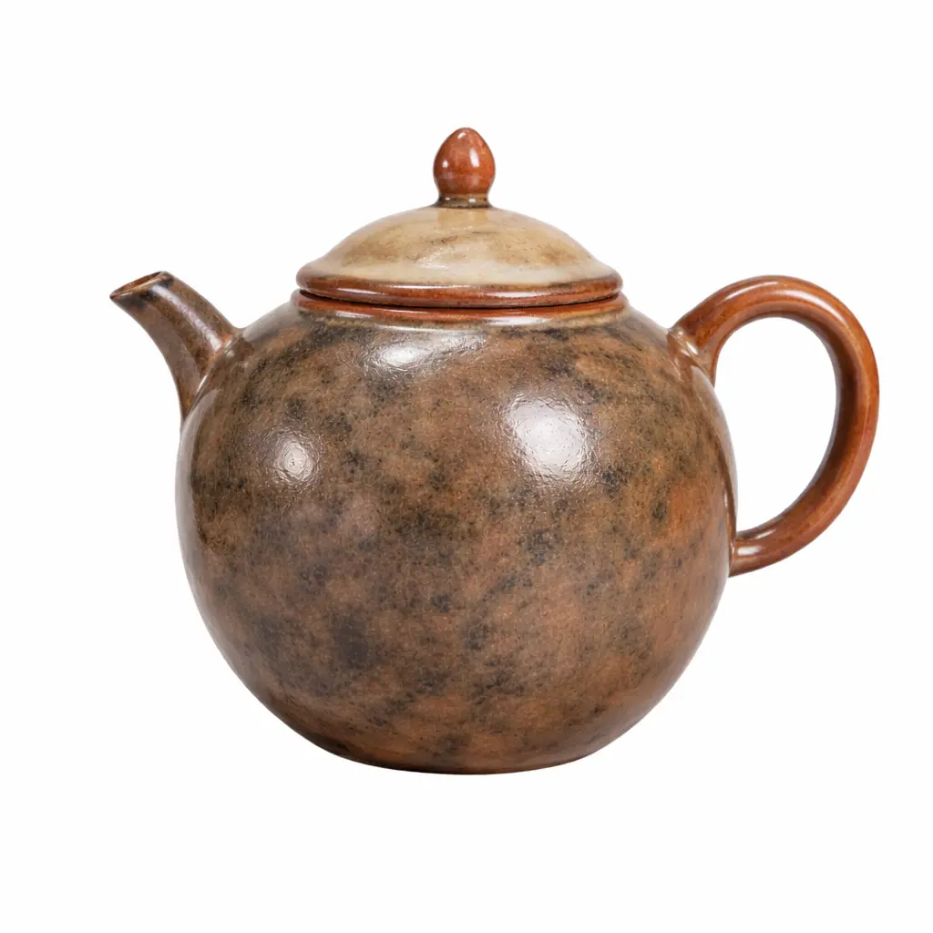 Hand-Painted Teapot