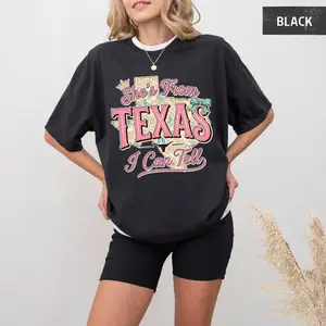 She's From Texas I Can Tell Shirt, Floral Texas Map Tee, Coquette Texas Girl Shirt, Western Texas Graphic Top, Southern Girl Gift, Floral State Map Tee, Texas Pride Women's Shirt.