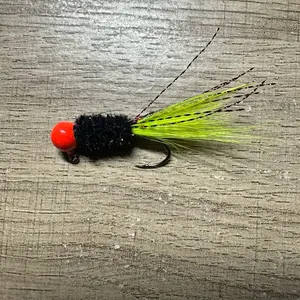 1/16 Red & Black Hand Tied Lure (3 pack)