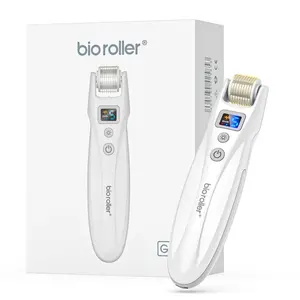 New Bio Roller G5 540 Needles Derma Roller Vibration Microcurrent Facial Device With 2Pcs Heads Facial Care Instrument