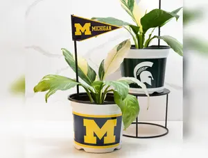 University of Michigan (UMich) 7.5 in Pots™ (Made in USA) 2pc/set