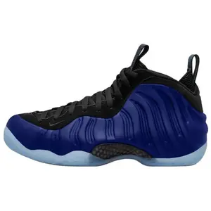 Nike Foamposite One Deep Royal Mid-Top Retro Basketball Shoes for Men and Women with Comfort, Slip-Resistance, and Durability in Blue-Black Trending Shoes, House White Official Shoes to Get / Maison Mihara