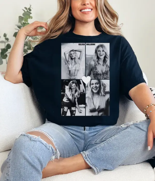 Kelsea Ballerini Collage Graphic Tee, Musician Tour Shirt, Kelsea Ballerini Fan Apparel, Concert Photography, Unisex Concert Outfit, Menswear Womenswear Top