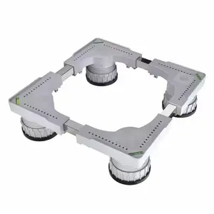 Universal Washing Machine Stand, Adjustable Height and Length Base, Practical Shelf for Dryer/refrigerator, General Padded Support Rack
