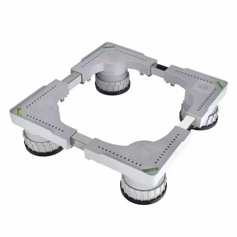 Universal Washing Machine Stand, Easy Adjustable Height and Length Base, Practical Shelf for Dryer/refrigerator, General Padded Support Rack
