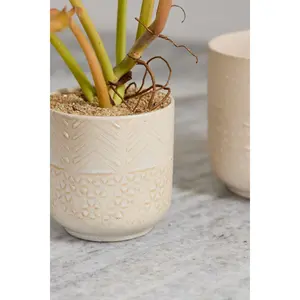 Indra Clay Planter