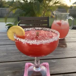 Pink Watermelon Lemonade Margarita Candle