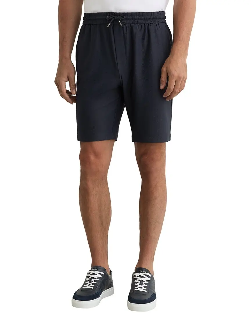 Reiss Ajay Drawstring Seersucker Short