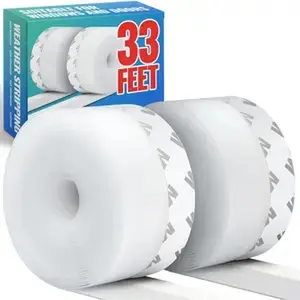 Weather Stripping Door Seal Strip - Door Draft Stopper Shower Window Seal Transparent, 33