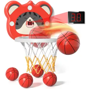 Indoor Basketball Hoop for Door with 4 Basketballs,Indoor Ball Games, Suitable for Home, Kindergarten, Indoor Amusement Parks,Birthday/Christmas Gift