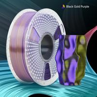 Tri-Color | Black+Gold+Purple