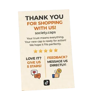 Barbas Hats x Thank you card, gift card, and special gift included in the hat for you!