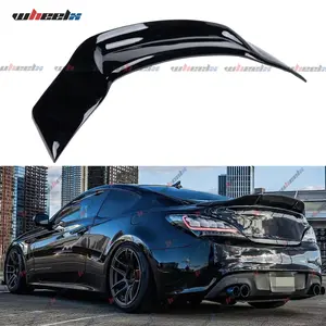 2010-2016 Hyundai Genesis Coupe R Style Carbon Fiber Trunk Spoiler | Real 3K Dry Carbon Duckbill Wing | Fits 2-Door Coupe Only | High Kick Direct Fit Body Kit | Korean Domestic Market Spec
