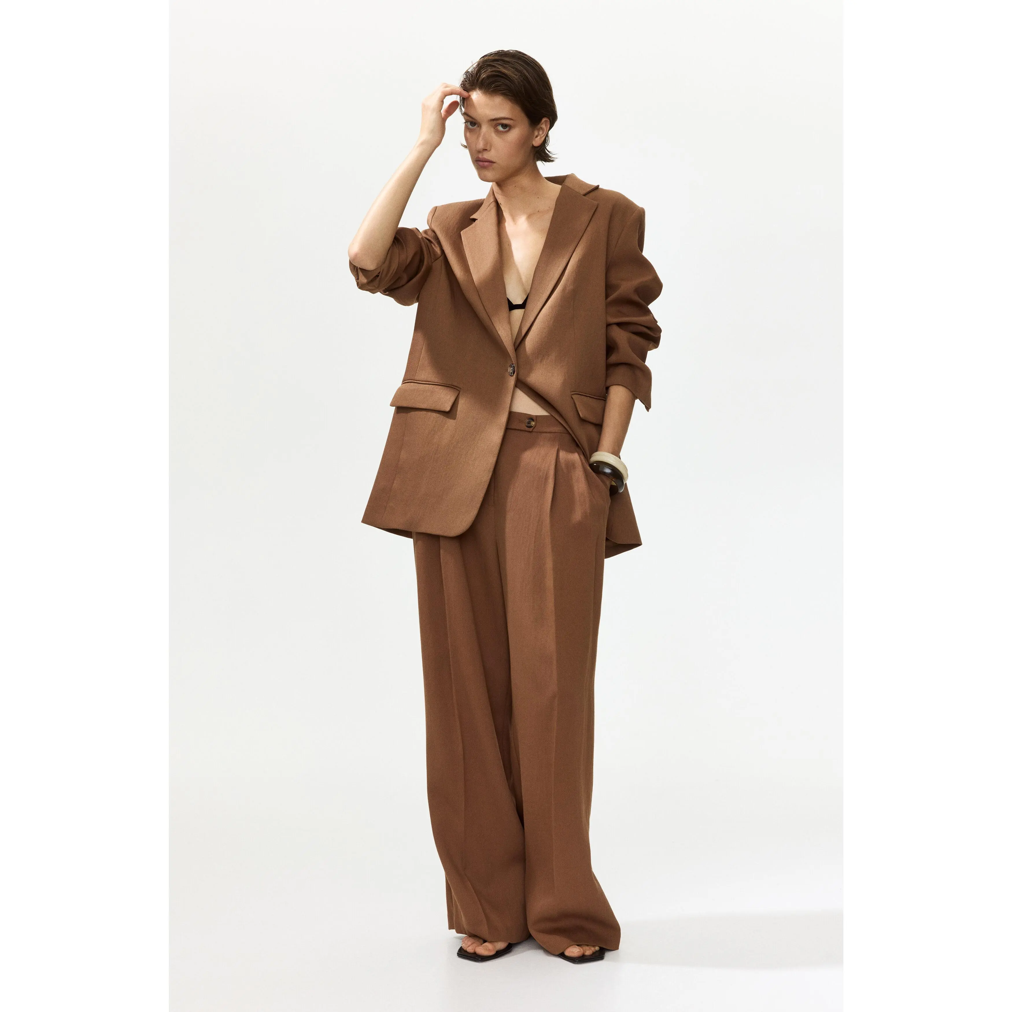 H&M Wide tailored trousers H&M Wide tailored trousers