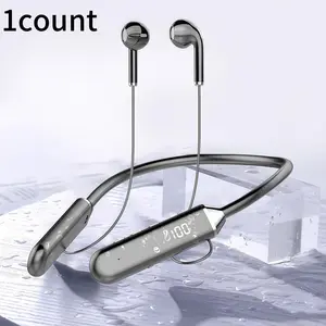 Wireless Neckband Earphone, Bluetooth-compatible Neckband Headset, Noise Cancelling Headphone for Sports, Waterproof Sports Earphone, Gift for Men & Women, Audio