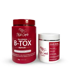 I Belli Capelli Ravenna Deep Nourish & Repair Kit — B-TOX Repair 1kg + Hair Mask 500g Luxurious Haircare Natural Haircare Formula Daily Intensive Recovery Hair Mask Strengthen Hair