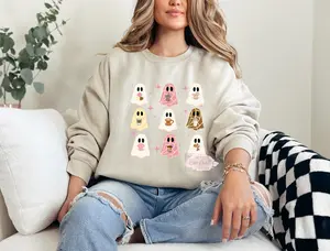 Women's Concha Ghost Crew Neck Sweater - Comfortable and Casual