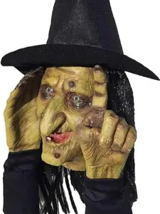 Original Scary Peeper - Tapping Witch Fun Prank Mask for Indoor or Outdoor Décor for Window Peeping Tom Creepy Prank Tricks- Scary Fun Pranks with friends,family