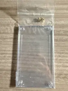 4 screw trading card protector