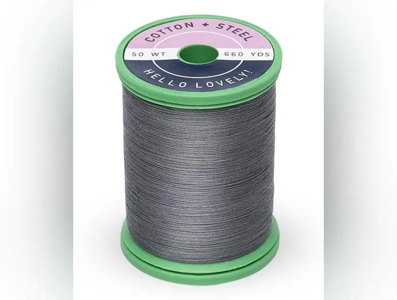Cotton + Steel 50wt Thread by Sulky - Dark Nickel Gray (1329)