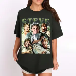 Steve Irwin Vintage T-Shirt, Wildlife Conservation Sweatshirt, Animal Lover Hoodie, Nature Inspired Shirt, Charming Guy Tee, Gift For Women