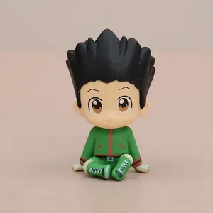 8Pcs Anime Hunter x Hunter GON FREECSS Anime Figure Killua Zoldyck Action Figure Kurapika Figurine Adult Model Doll Toys