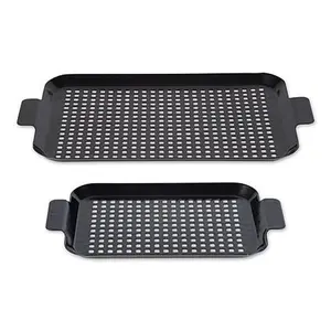 RSVP Porcelain Coated Grill Toppers - Set of 2