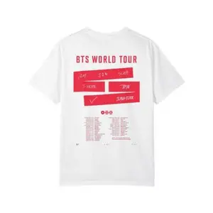 For ARMY World Tour Concert T-Shirt, Vintage Kpop Graphic Tee, Korean Music Fan Apparel