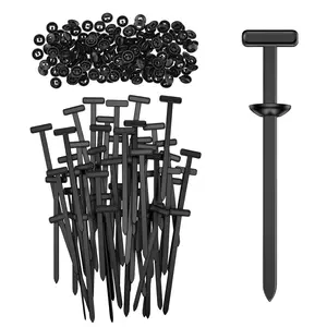 100Pcs Nylon Universal Cable Tie Buckle, Heavy Duty Self-Locking Nylon Zip Ties Holder, Multipurpose Plastic Cable Ties Tool for Car Daily Repair