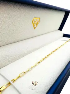 Oroconda Jewelry 14k Gold Paper Clip Bracelet Elegant And Minimalist design