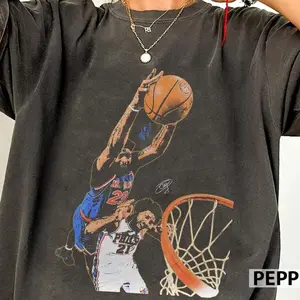 New York Brunson Anunoby Hart  Basketball Vintage Comfort Colors Shirt