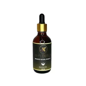 Alpha Unscented Beard Oil - 0.30lb Premium Beard Oil Blend with Sunflower Seed, Sweet Almond, Rosehip, Avocado, Argan & Jojoba Oils for Hydration and Shine - Hair Care