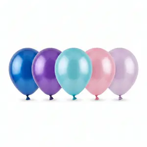 Cosmic Pearl Assorted Latex Balloons, 5-Inch, 25-Pack