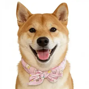 Stylish Cooling Solution!Pink puppy dog Cooling Bandana, Perfect for Walks & Outings