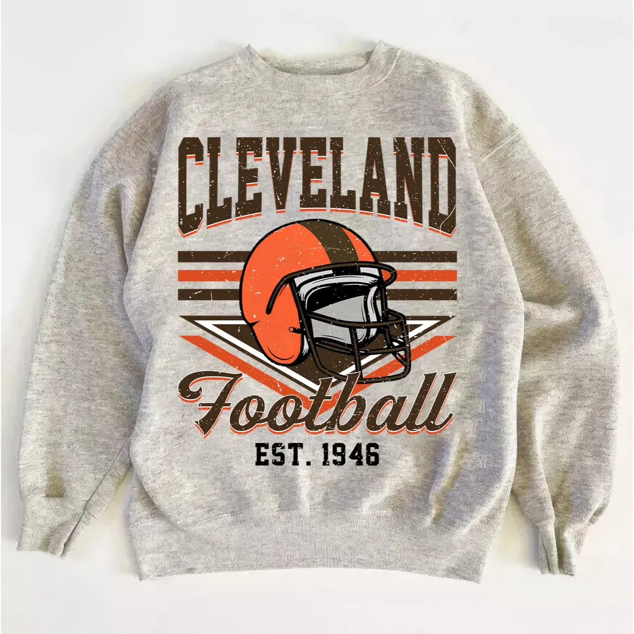 90s Cleveland Crewneck Sweatshirt, Classic Retro Football Pullover Gift