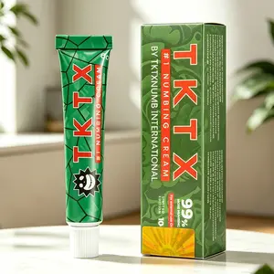 TKTX Tattoo Numbing Cream 1 Pack | Limited Edition 99% VeryStrong | For Tattoos | Laser Removal | Waxing | EyebrowThreading | Tattoo External Cream 10g
