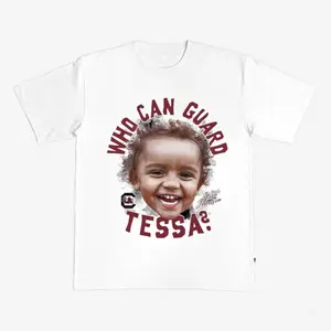 Funny Who Can Guard Tessa Shirt, Kids Face Graphic Tee, Unisex Fit for Men and Women