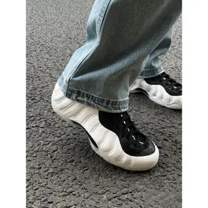 Classic Foamposit Men's Basketball Shoes Liquid Metal Foam Cushioning Non-Slip Athletic Sneakers